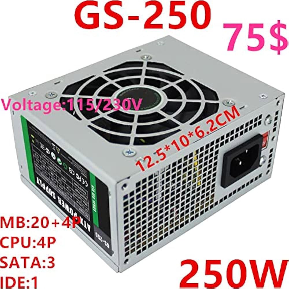 마이크로 SFX 300W / 275W 250W 전원 공급 장치 GS-300 GS-275 GS-250용 PSU - 상세 이미지 2