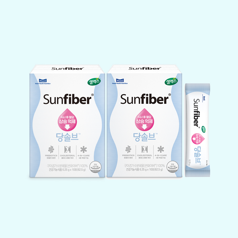 셀렉스 썬화이버 당솔브 혈당케어 스틱 10포, 2개 제품 이미지