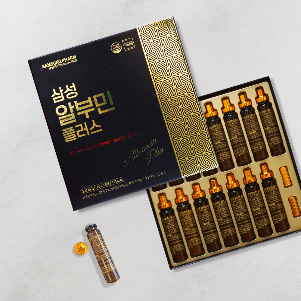 알부민 플러스 20ml 15병 건강영양음료 삼성제약 15개입, 2개 이미지 6