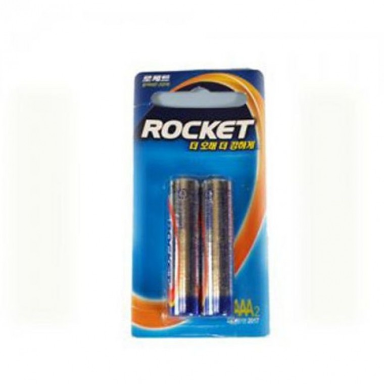 로케트(알카라인)건전지 1.5v AAA타입(1카트 2개입) - 메인 이미지