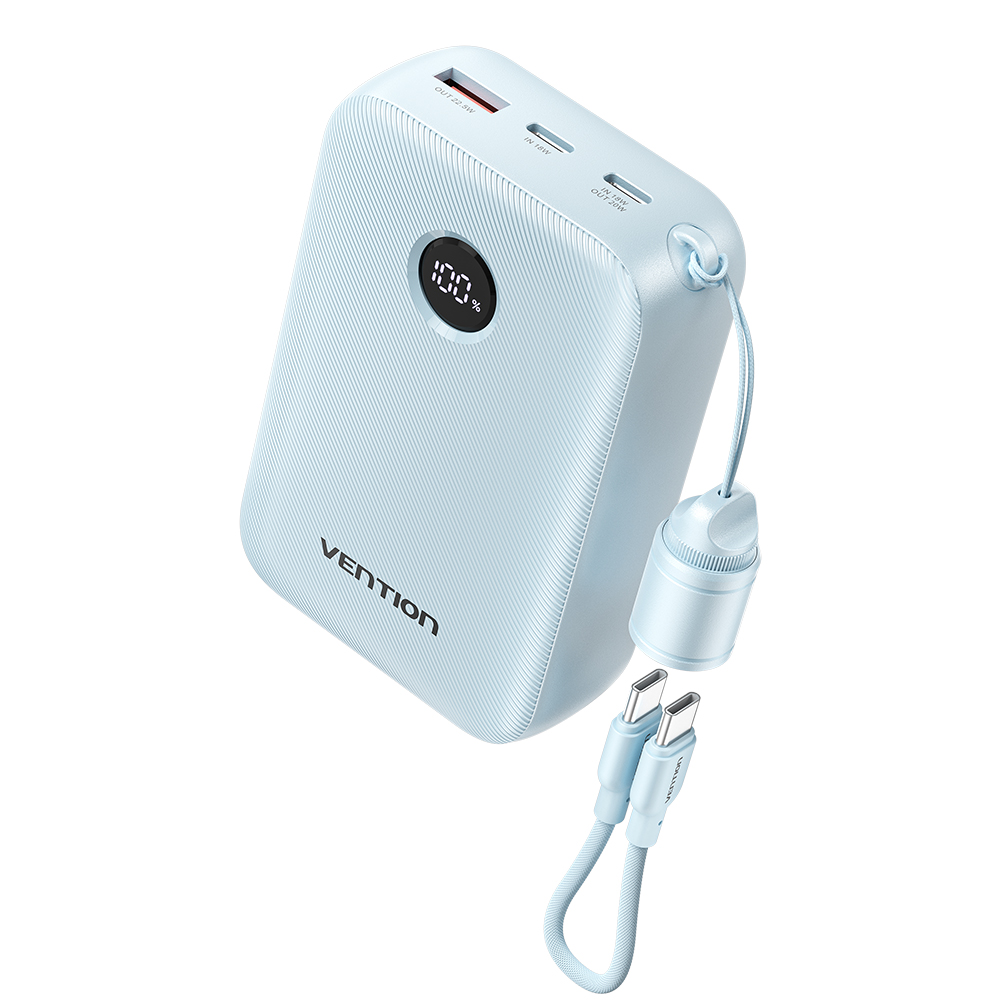 벤션 Velo PD 고속충전 보조배터리 22.5W FKA FKB 20000mAh, 블루 - 상품 이미지