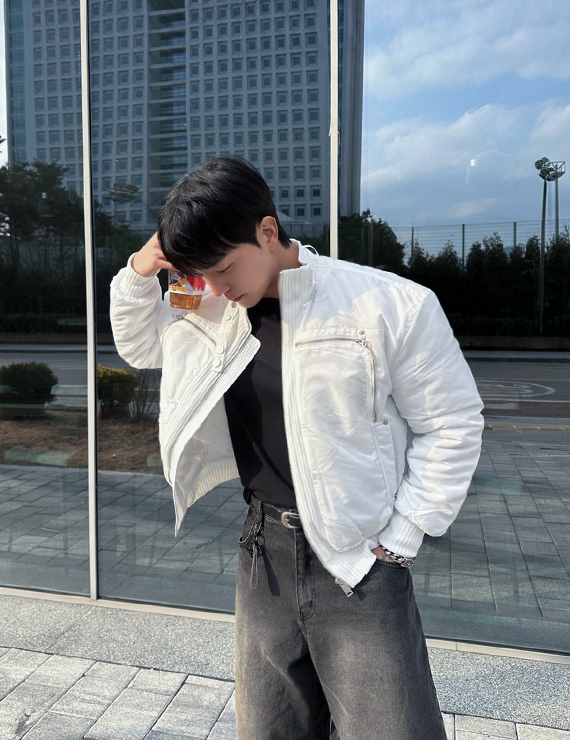 4온스 겨울항공점퍼 남자패딩점퍼 - 상세 이미지 2