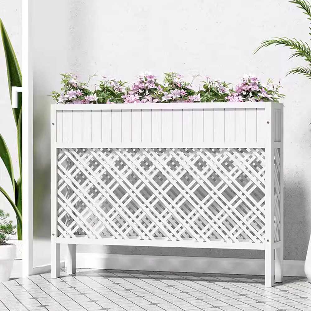 화분 파티션 펜스 실외용 플랜터 우드가림막 직사각 30x90x120cm - 상세 이미지 3