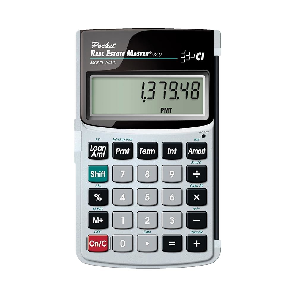 Calculated Industries 3400 Pocket Real 계산기 Master 재무 Estate - 상세 이미지 2