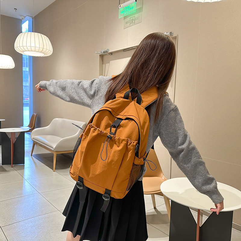 가벼운 경량 백팩 나일론백팩 캠핑 여행 데일리 방수 가방 키링 세트