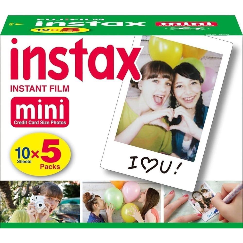 후지필름 인스탁스 미니 인스턴트 필름, 10장 x 5팩 (총 50장 촬영) - 상세 이미지 2