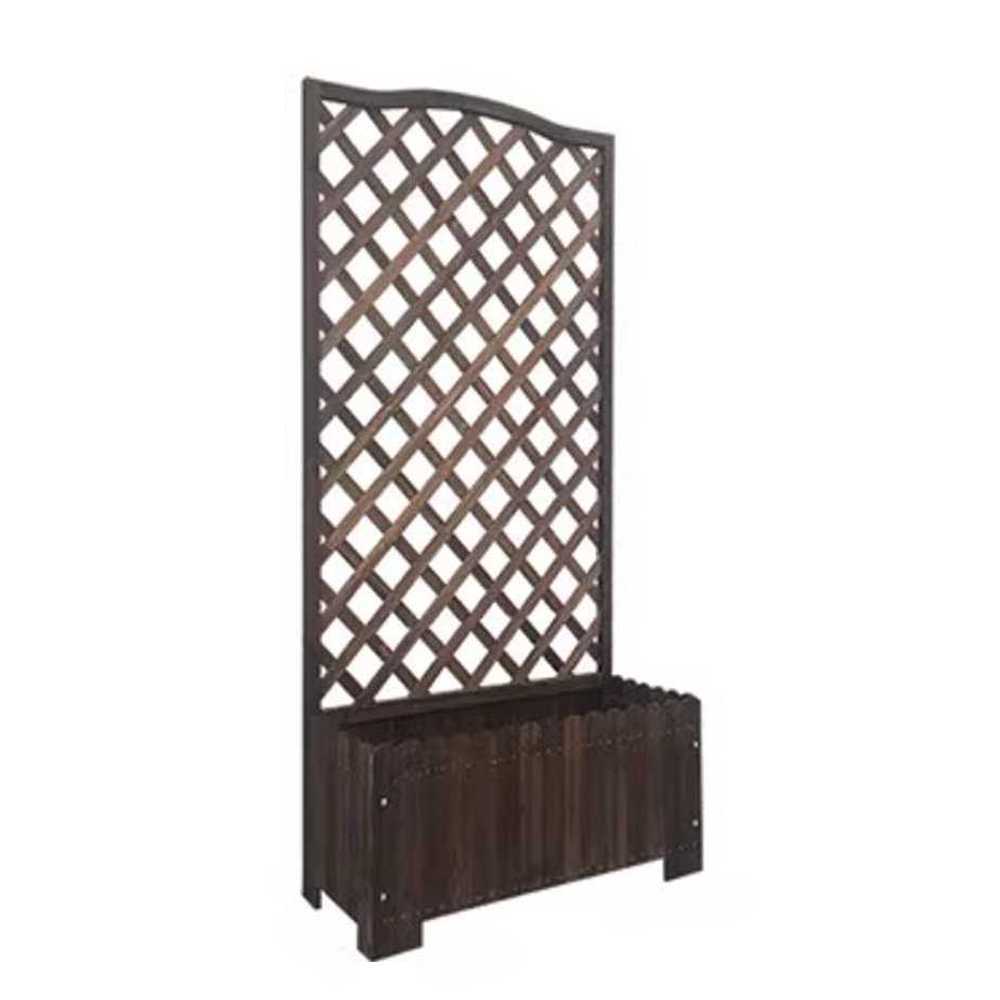 파티션 화분 탄화 공간분리 격자울타리 화분걸이 경계 50x40x120cm - 상품 이미지