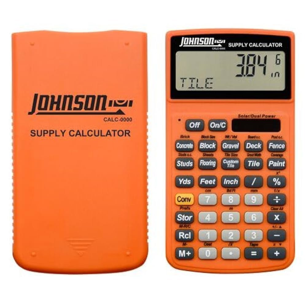 Johnson Level & Tools CALC-0000 계산기 공급 - 상세 이미지 2