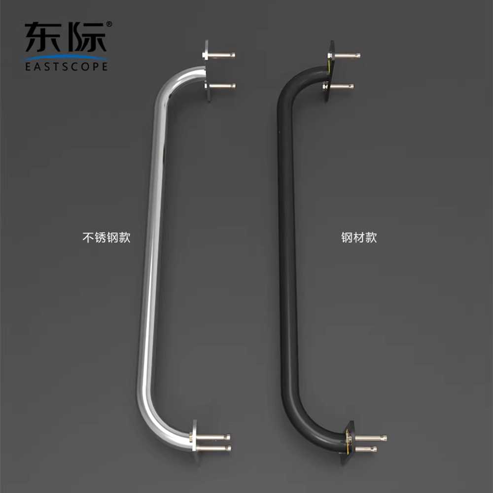 벽 철봉 매달리기 실내 나사 기둥 콘크리트 벽부착형 70cm 스테인리스 - 상세 이미지 2