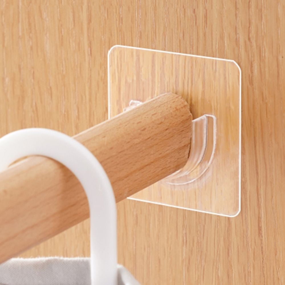 무타공 압축봉받침 후크 커튼봉 걸이 브라켓 방수 후