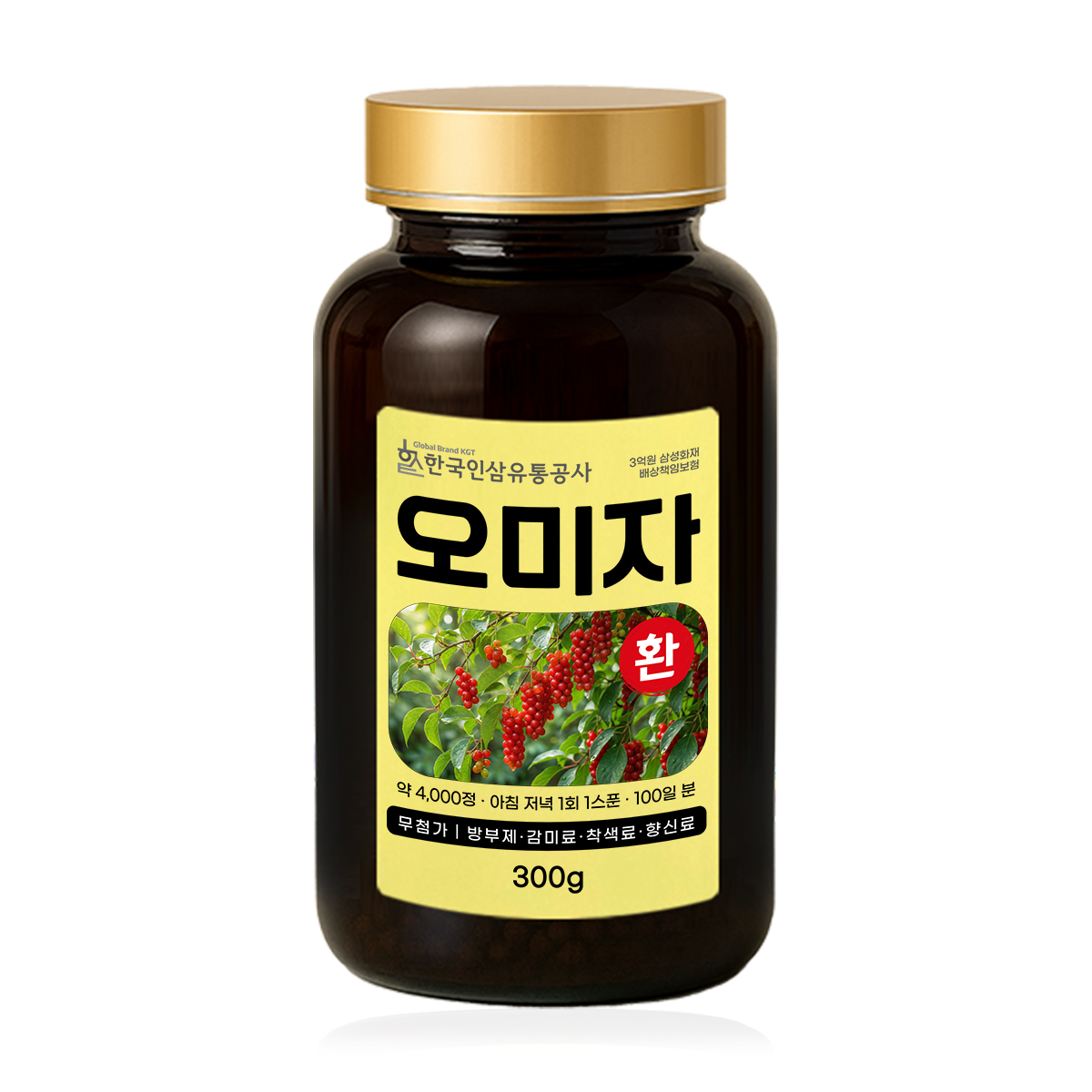 오미자환 (대용량 실속형 약 4000정 100일분) 건강환 상품번호 (6115) - 상품 이미지