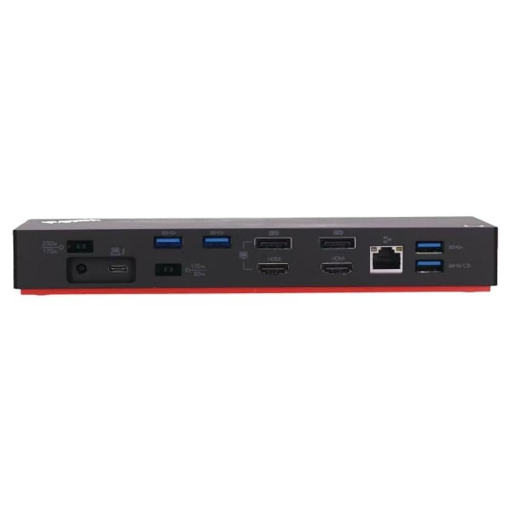 Lenovo USA ThinkPad Thunderbolt 3 Dock Gen 2 135W (40AN0135US) 듀얼 UHD 4K 디스플레이 기능, HDMI 2개, DP USB-C - 상세 이미지 3