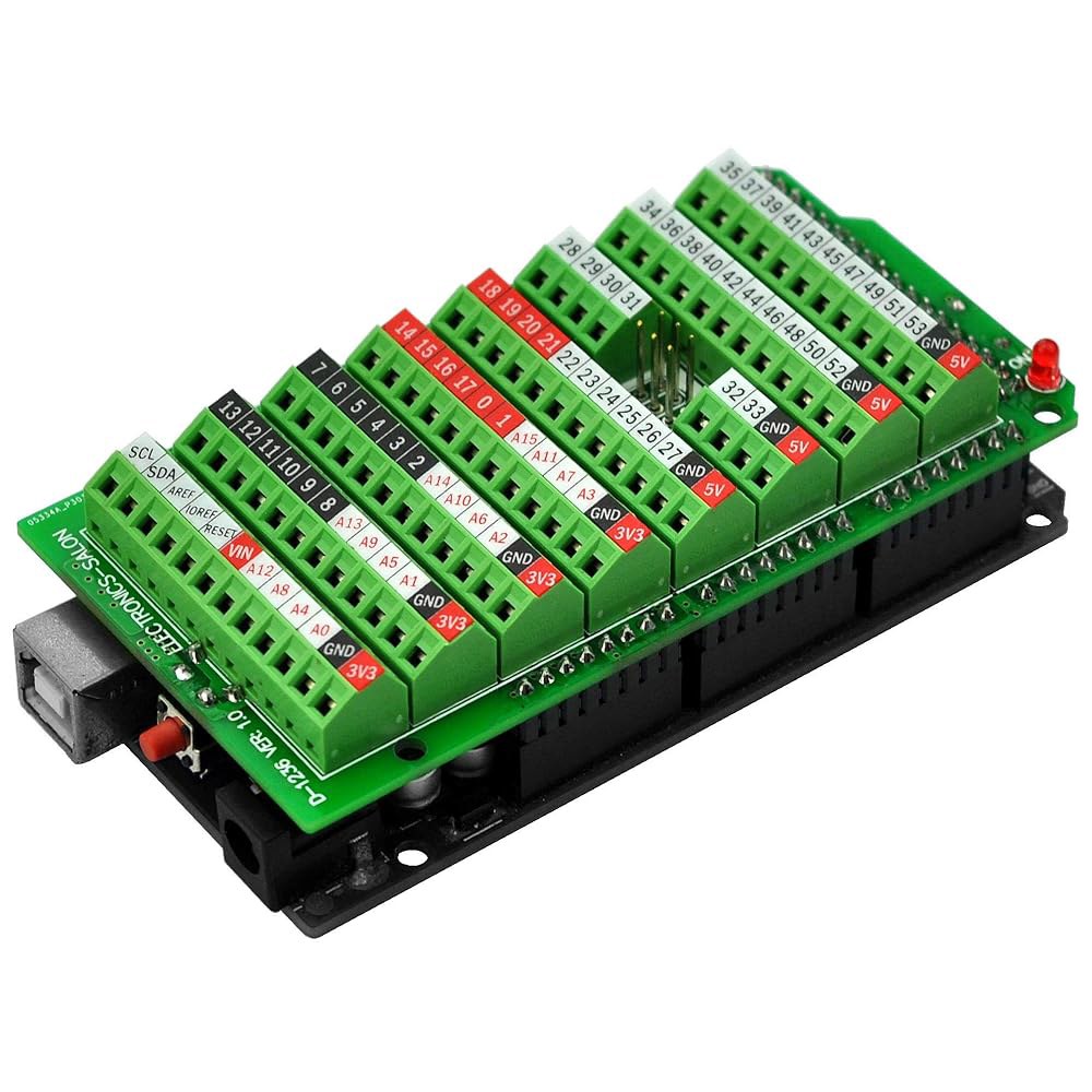 아두이노 MEGA-2560 R3용 전자-살론 스크류 터미널 블록 브레이크아웃 모듈. - 상품 이미지