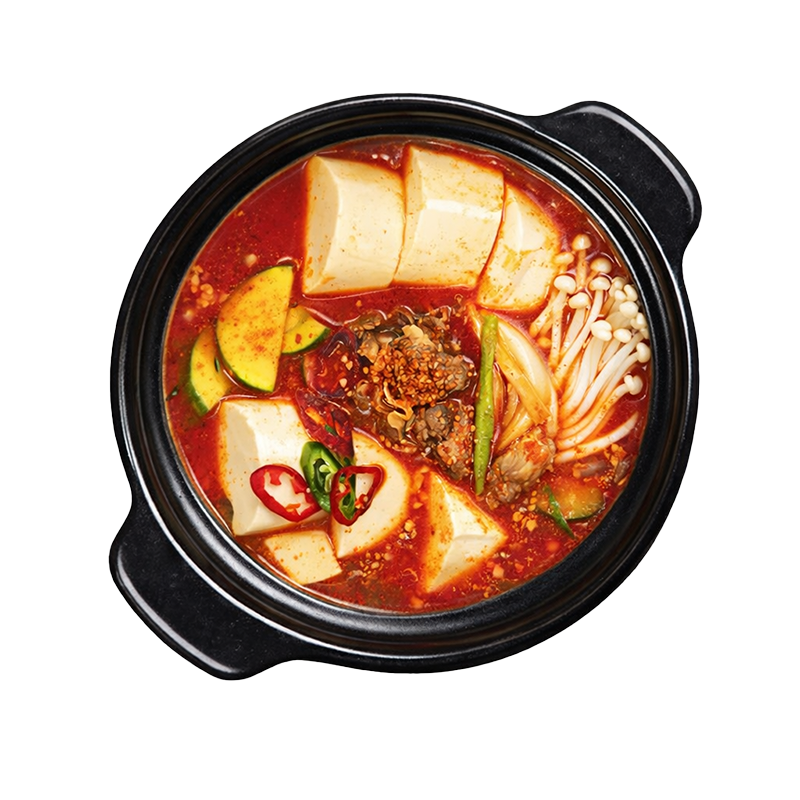 [단골마중] 우삼겹 순두부찌개(700g) - 상세 이미지 2