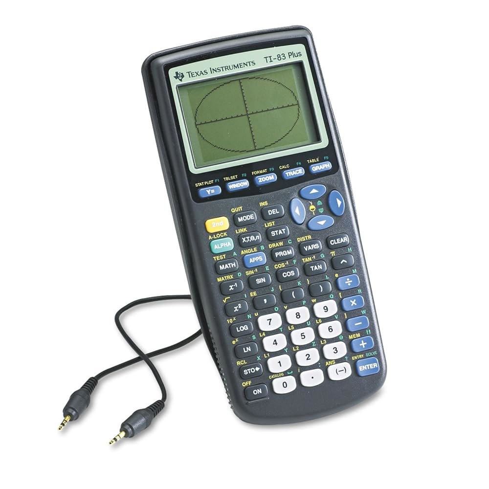 Texas Instruments TI83 Plus 그래핑 (TI-83PLUS) 계산기 - 상품 이미지