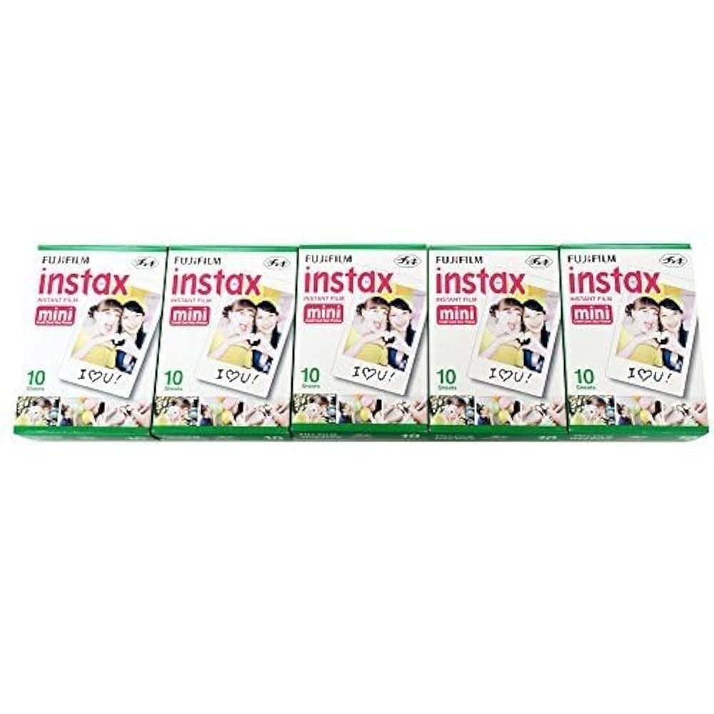 후지필름 인스탁스 미니 인스턴트 필름, 10장 x 5팩 (총 50장 촬영) - 상세 이미지 3