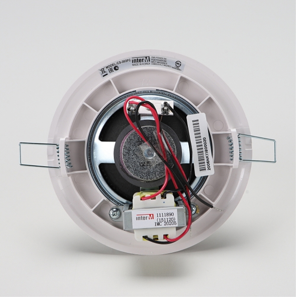 인터엠 매입 원형 실링 스피커 CS-303FC 100mm(4인치) 사무실 비상 방송 스피커 - 상세 이미지 4