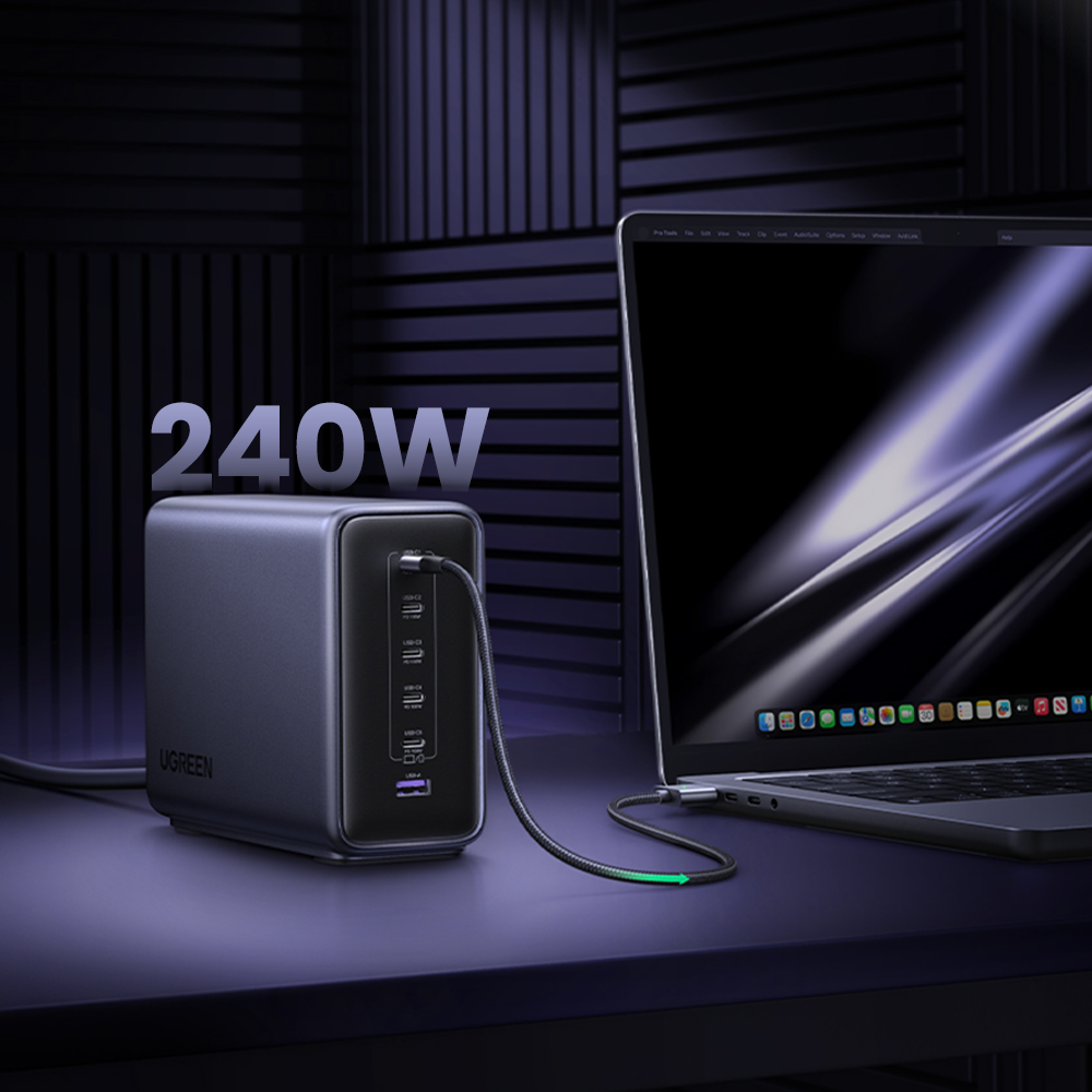 유그린 500W GaN PD 3.1 PPS QC 멀티 고속충전기 240W 단일 포트 지원 X759 이미지 3