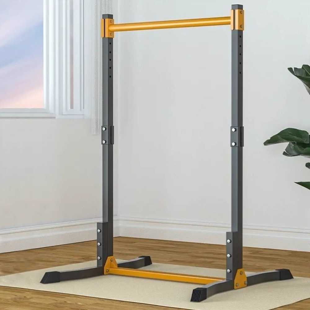 실내 철봉 헬스 장비 초보 평행봉 스탠드 프레임 행봉 160-215cm / 높이조절 + 링 - 상세 이미지 5