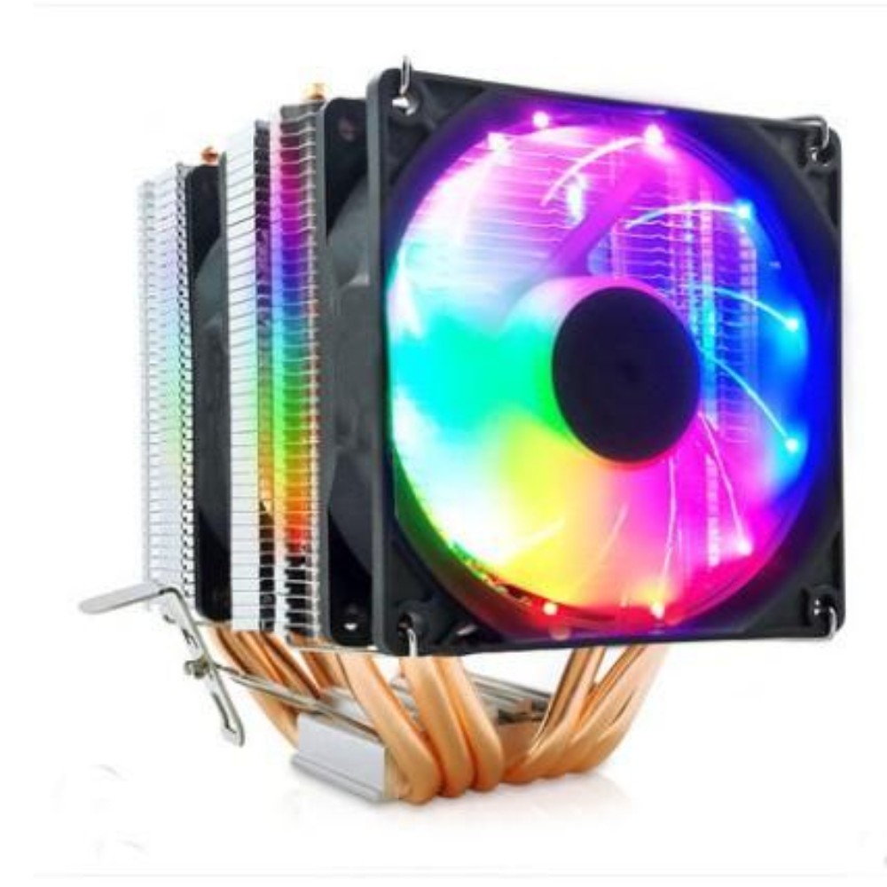 데스크탑 cpu X79 AMD4 컴퓨터 냉각팬 팬 없는 듀얼 구리관 - 상품 이미지