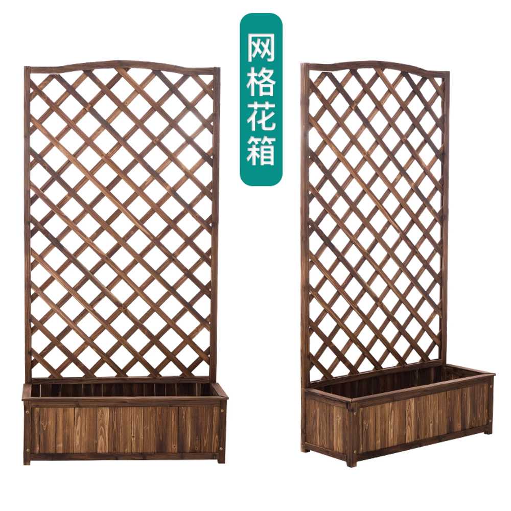 파티션 화분 탄화 공간분리 격자울타리 화분걸이 경계 50x40x120cm - 상세 이미지 3