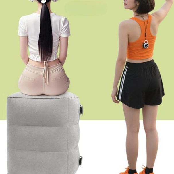 키높이방석 휴대용 에어 쿠션 접이식 의자 방석