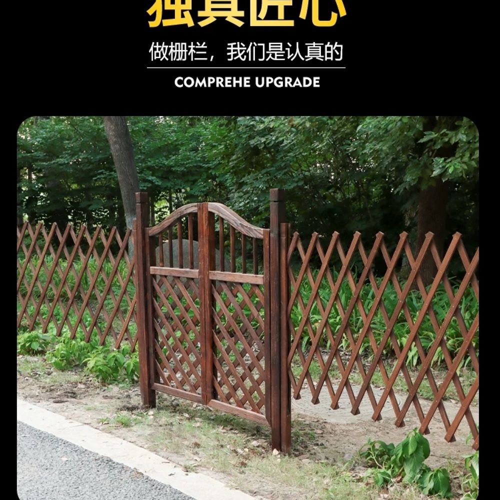 원목 대문 펜스 방부목 주택 마당 시골집 정원 - 상세 이미지 4