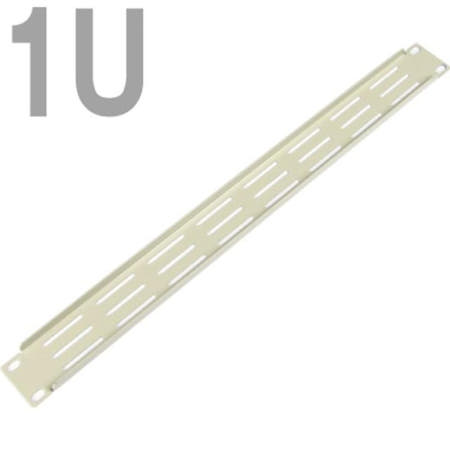 강원전자 통풍식 넷메이트 블랭크 허브랙 판넬1U아이보리