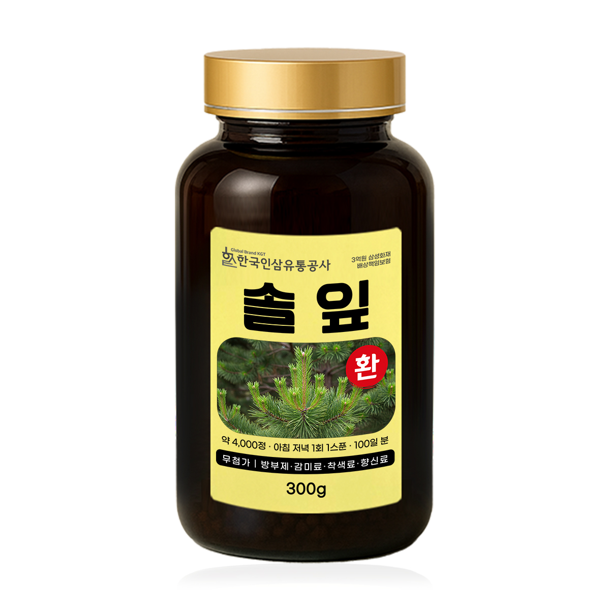 솔잎환 (대용량 실속형 약 4000정 100일분) 건강환 상품번호 (6112) - 상품 이미지