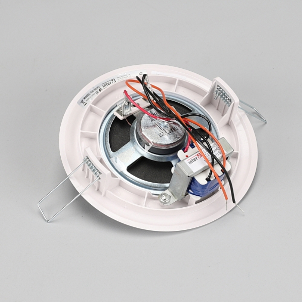 인터엠 매입 원형 실링 스피커 CS-301FC 100mm(4인치) 사무실 비상 방송 스피커 - 상세 이미지 3