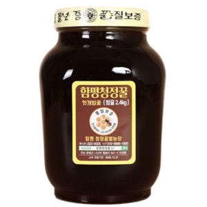 함평청정 벌꿀 자연산 헛개 밤꿀 밤헛개꿀 유리병 2.4kg 맛있게 먹은 솔직 후기 - 상품 이미지 1