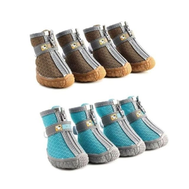 점핑슈즈 강아지 메쉬 신발 블루