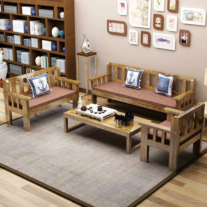 벤치형 나무 소파 긴의자 발코니 거실 평상 현관 벤치
