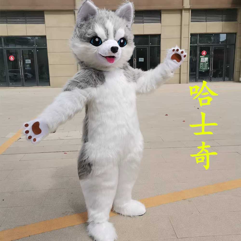 퍼슈트 고양이 인형탈 연극 코스프레 공연 전신 축제 기본형/ 팬+충전기 포함 151-165cm - 상세 이미지 5