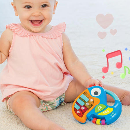 큰부리새 불빛장난감 조카선물 육아템 아기피아노 노래장난감 아기선물