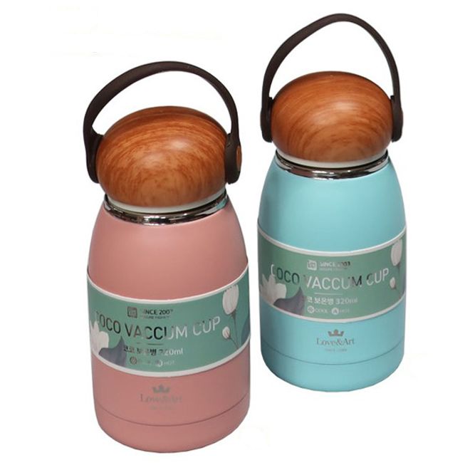 스텐 보온병 물병 물통 보냉병 보틀 텀블러 320ml 1개 - 상품 이미지
