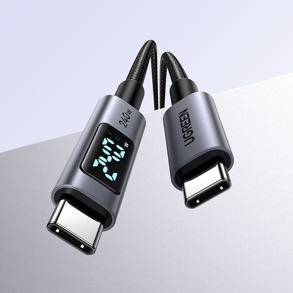 유그린 디스플레이 240W PD 3.1 C to C타입 고속충전케이블 1m, 1개 이미지 2