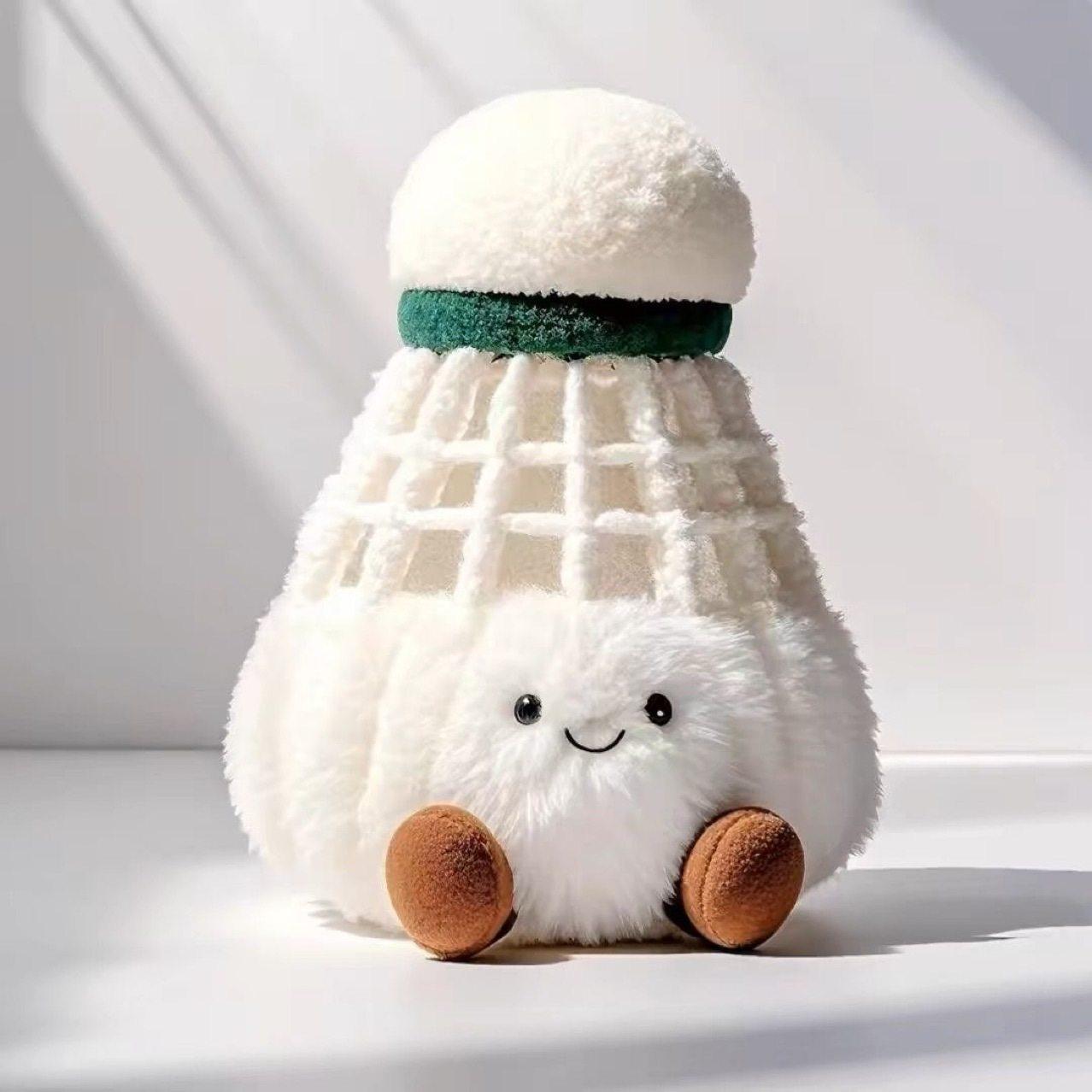 배드민턴 인형 키링 가방 장식 여자 생일 선물 귀여운 악세사리 열쇠고리 스타일 A-볼 헤드 11cm48개 - 상세 이미지 3