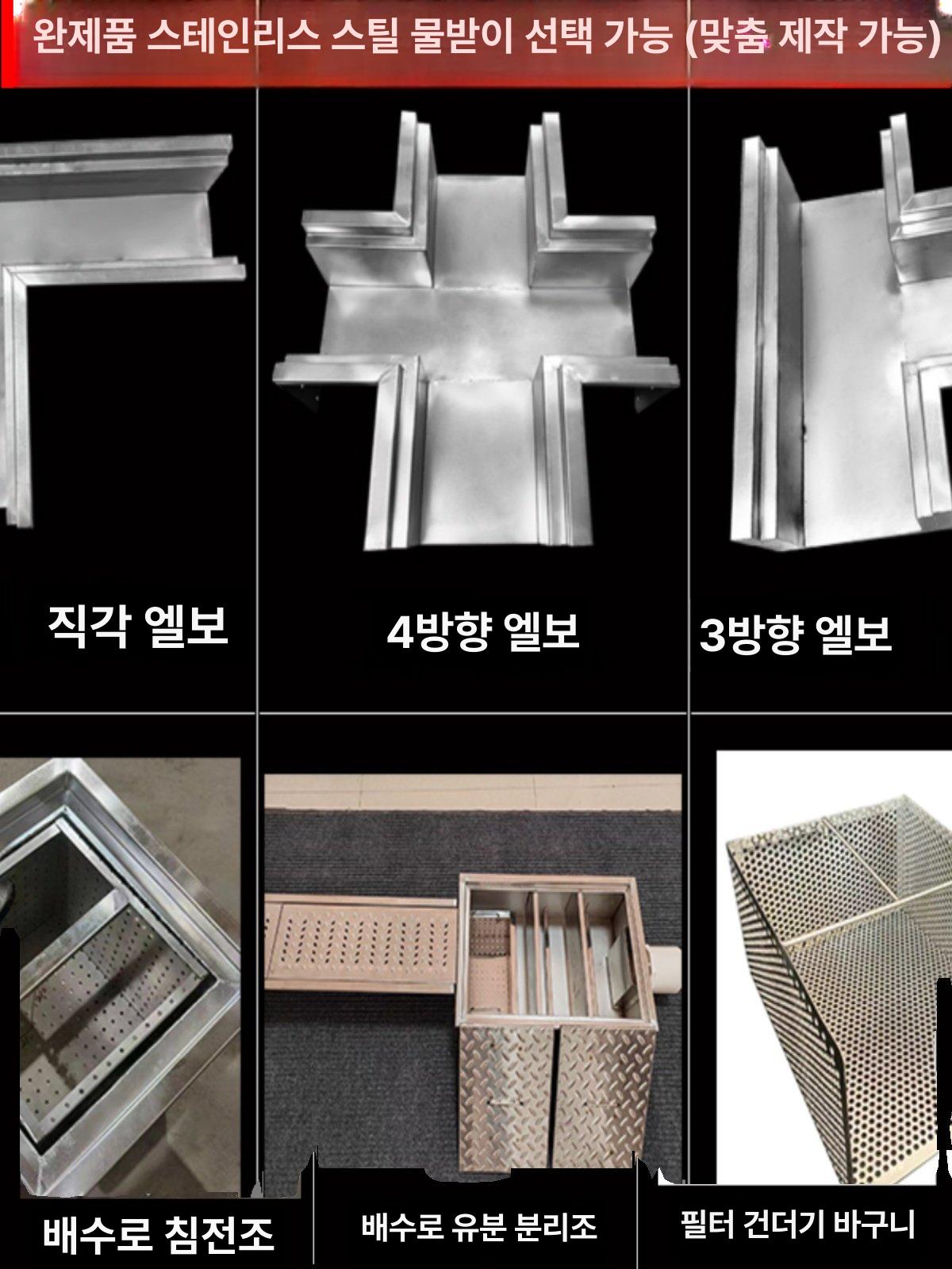 식당 하수구 배수망 네트 케이지 주방 드레인 거름망 머리카락 막힘방지 필터 - 상세 이미지 3