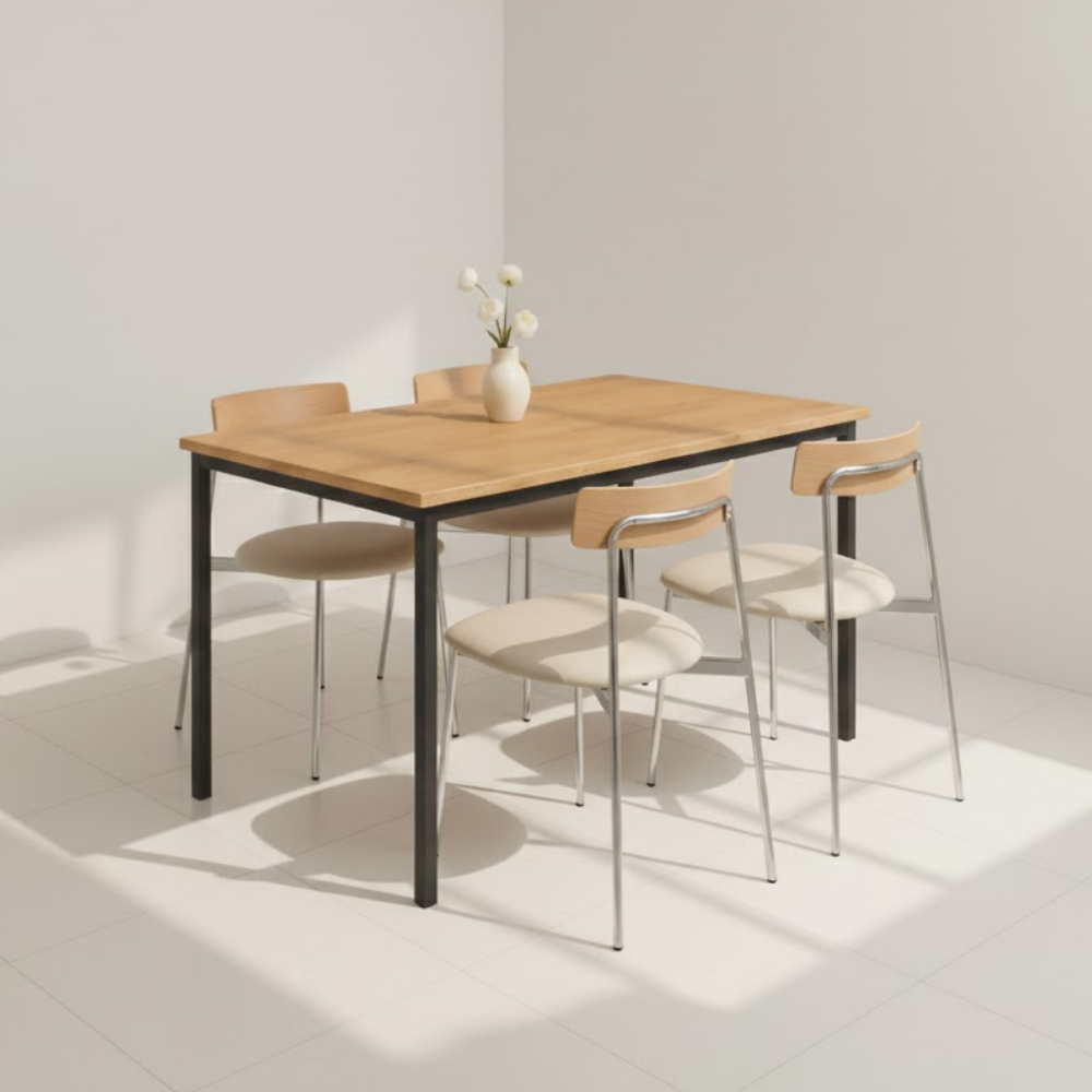 원목식탁 세트 식탁 테이블 2인용 4인 6인 미니멀 600