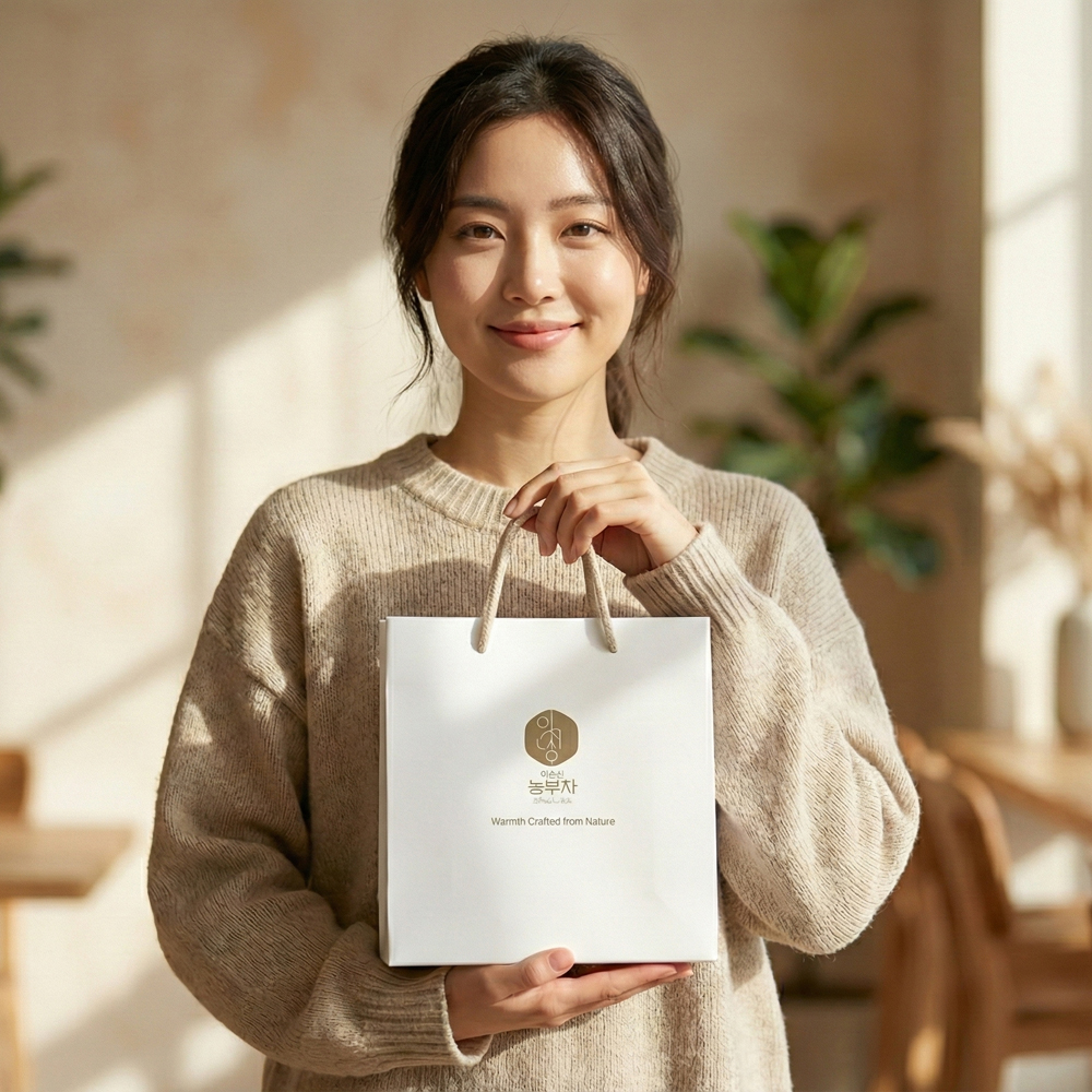 이서방농부차 선물세트 화이트기프트박스 + 보리차 옥수수차500g 1종 + 텀블러 + 쇼핑백 이미지 6