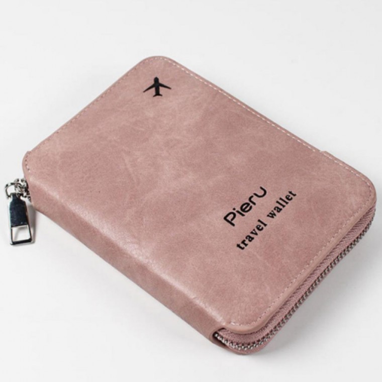 여권케이스 Case RFID 지갑형 차단 휴대용 여권보관 해외여행 스키밍 Passport 해킹방지 - 메인 이미지