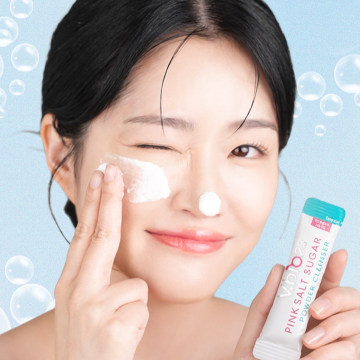 베리바이오23 핑크솔트 파우더 클렌저 워시 여드름 각질 모공 보습 90g, 1개 이미지 3