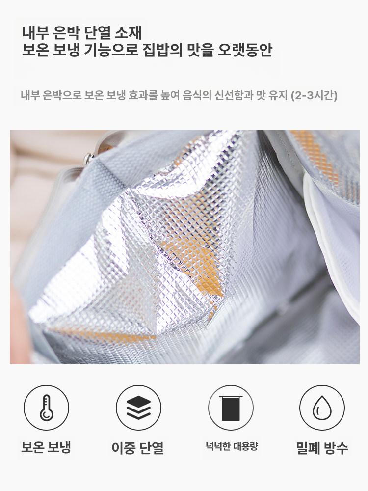음료 캐리어 맥주 다크 와인 휴대용 위너 보냉백 - 상세 이미지 4