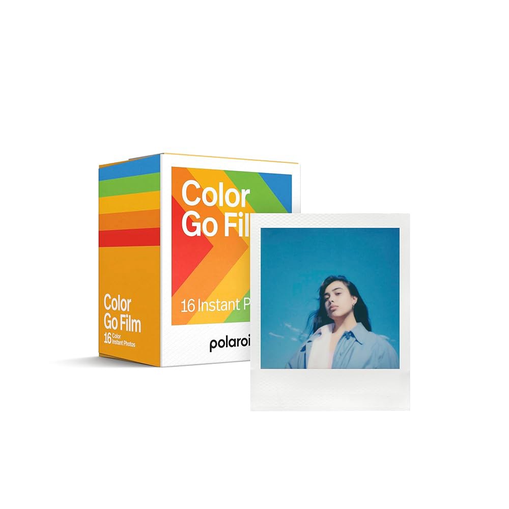 폴라로이드 고 컬러 필름 - 더블 팩 (16장의 사진) (6017장) 카메라와만 호환 가능 - 상품 이미지