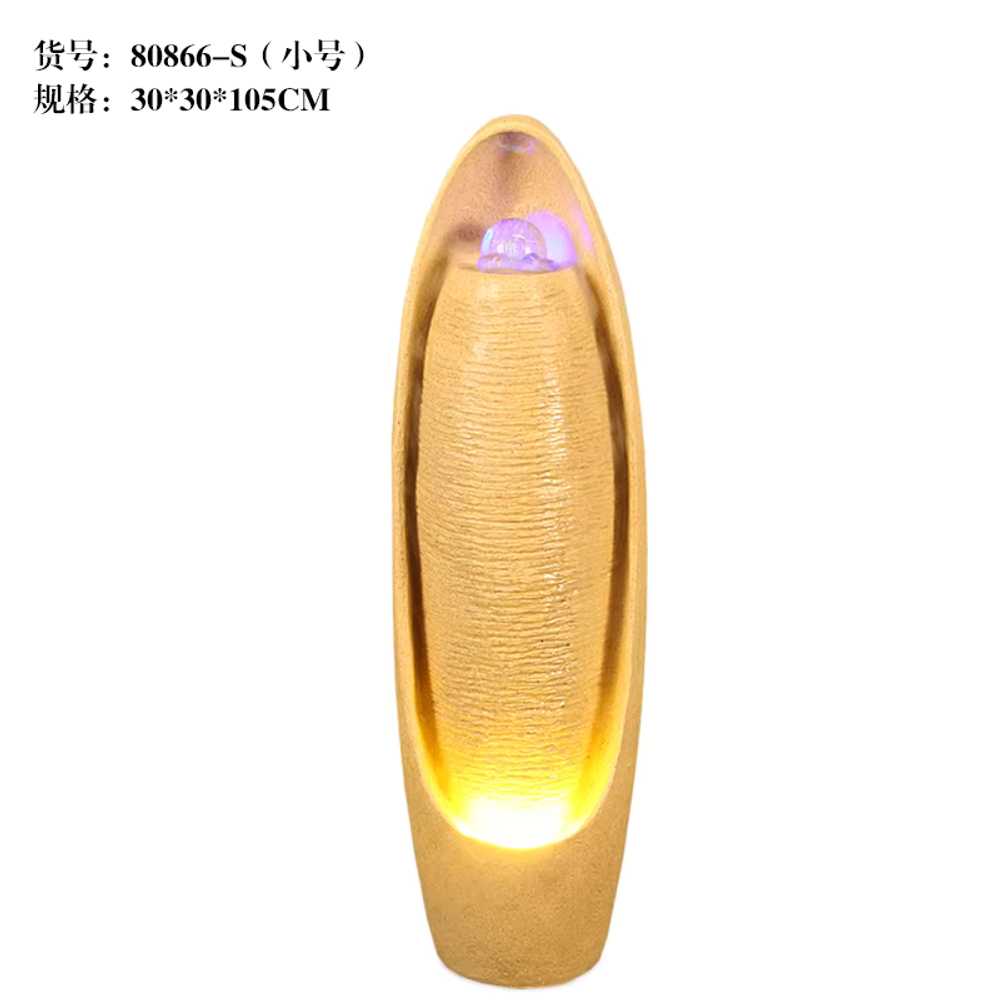 분수대 인테리어 수반 실내 수경정원꾸미기 조명 거실 66cm 이미지 7