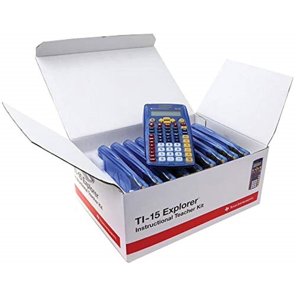 Texas Instruments TI15TK 재무 계산기 키트 라지 교사 - 상품 이미지