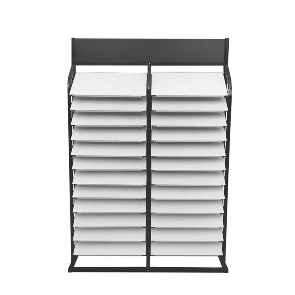 타일 거치대 선반랙 대리석 패널 리모델링 철제 디피 300x600mm 1단 검정 12개 - 상세 이미지 5