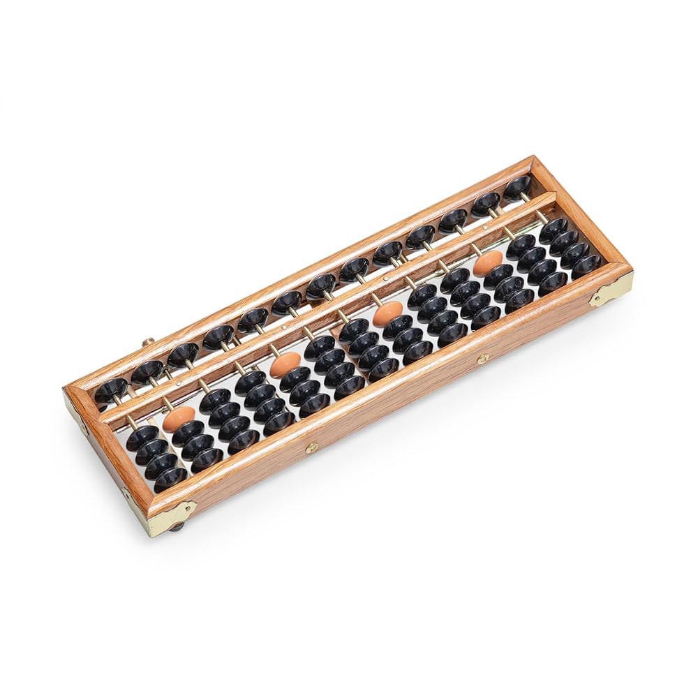 Black long Di fang 나무 리셋 10.83인치(27.5cm) 버튼이 - 계산기 전문가용 13열 제작 있는 주판 소로반 - 상세 이미지 3