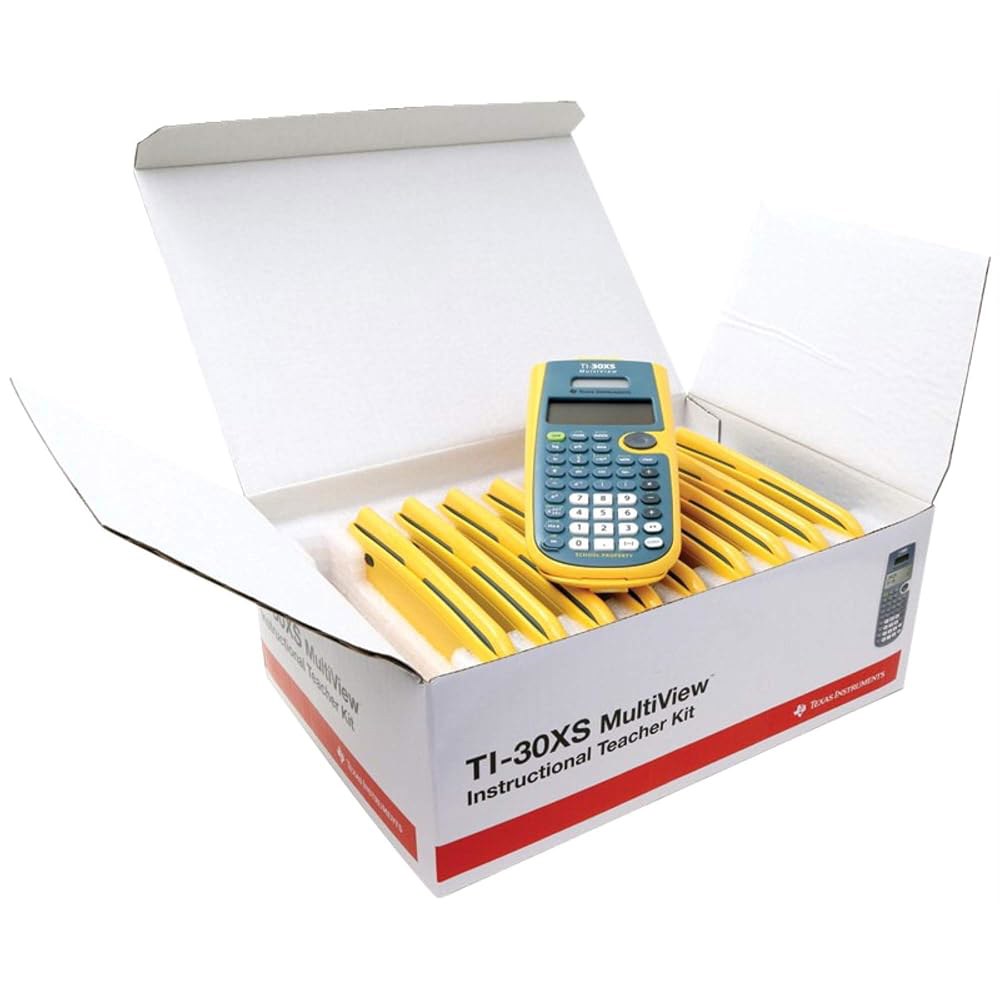 Texas Instruments TI-30XS 멀티뷰 교사 팩, 옐로우 키트 - 상세 이미지 2